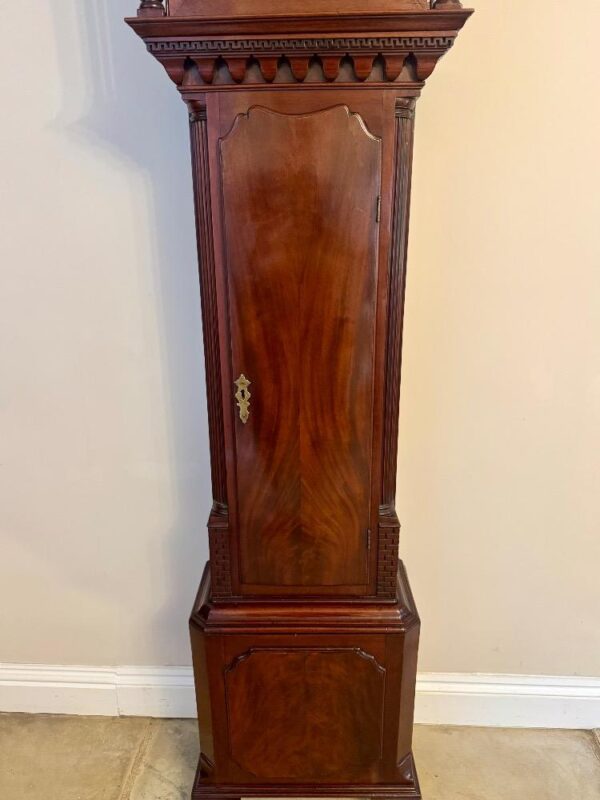 fantastic quality antique george iii mahogany eight day long case clock