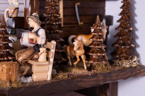 cuckoo clock rhine 8 day chalet 160cm august schwer