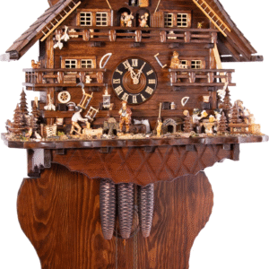cuckoo clock rhine 8 day chalet 160cm august schwer