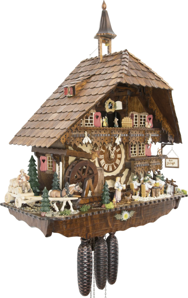 cuckoo clock zillertal retreat 8 day chalet 70cm august schwer