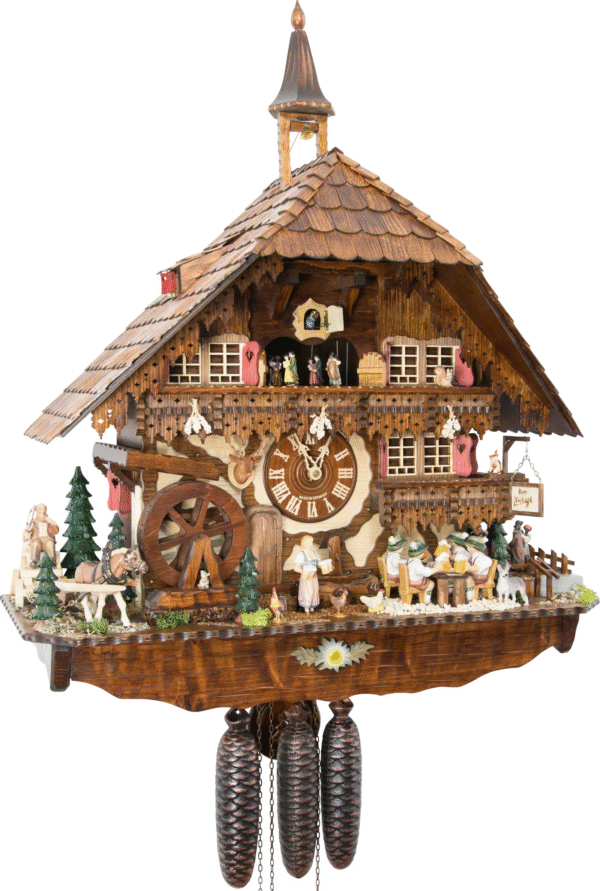 cuckoo clock zillertal retreat 8 day chalet 70cm august schwer