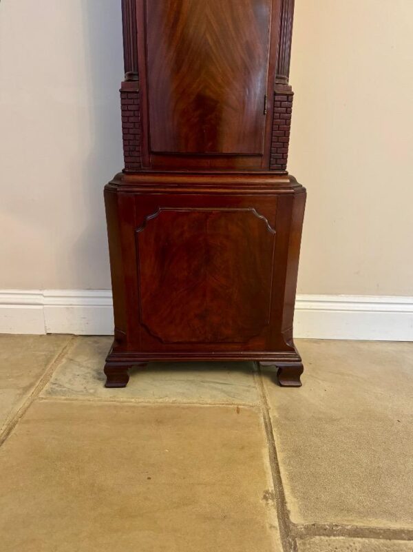 fantastic quality antique george iii mahogany eight day long case clock